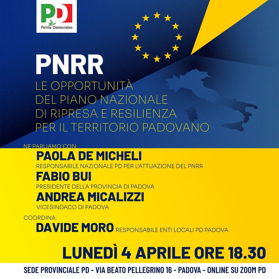 PNRR: le opportunità per il territorio padovano