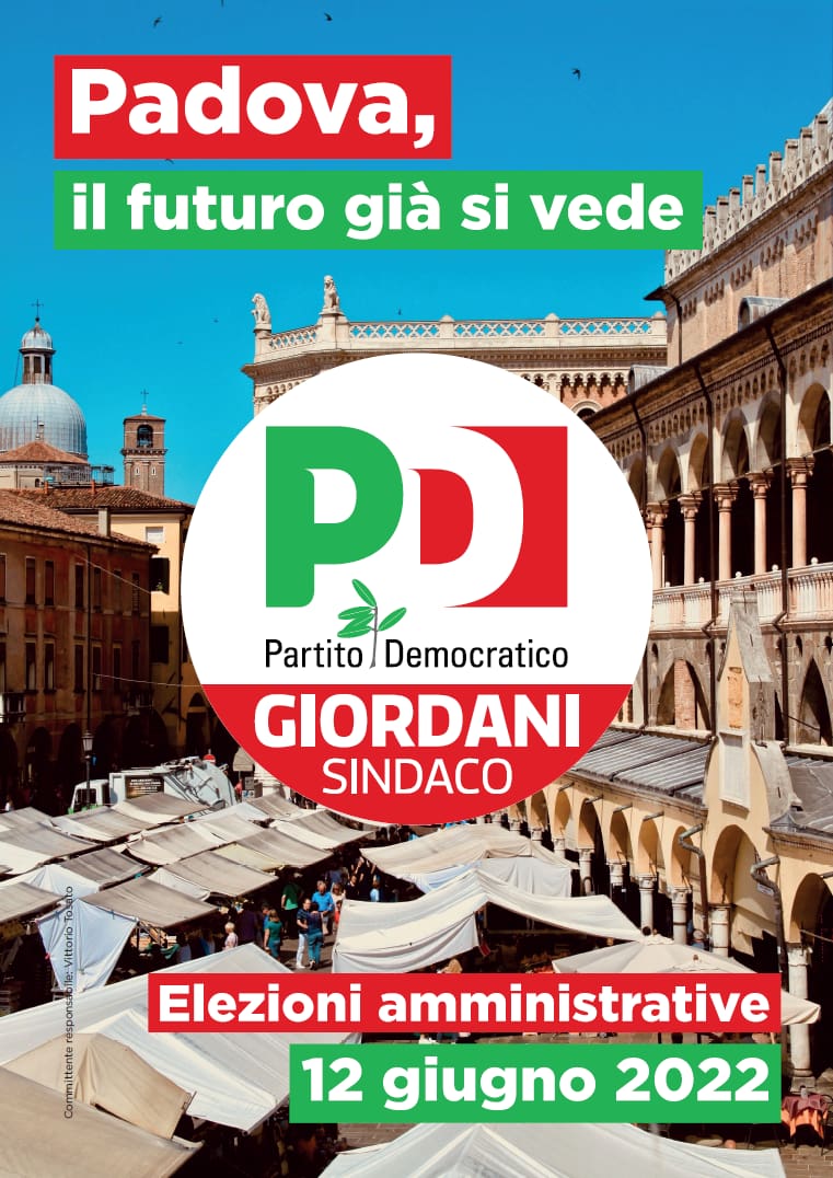 Il PD con Sergio Giordani: la forza che unisce